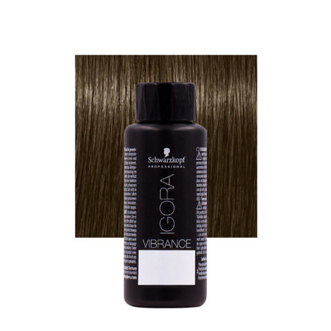 Schwarzkopf Igora Vibrance 6-16 Rubio Oscuro Ceniza Chocolate 60ml - coloración tono sobre tono