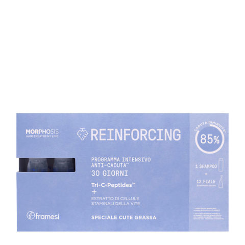 Morphosis Reinforcing Anti Hair Loss Intensive Program 12x7ml - programa intensivo anticaída del cabello
