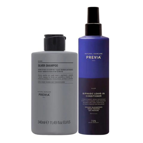 Silver Blonde Shampoo 340ml Biphasic Leave-in Conditioner 200ml