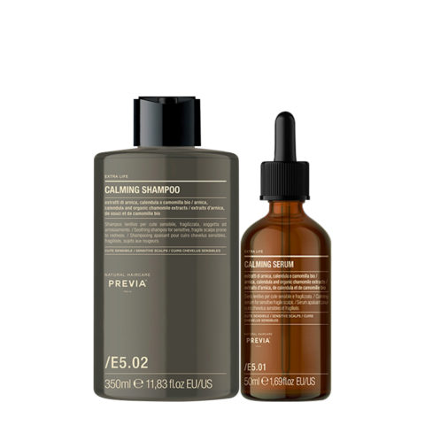 Extra Life Calming Shampoo 350ml Serum 50ml