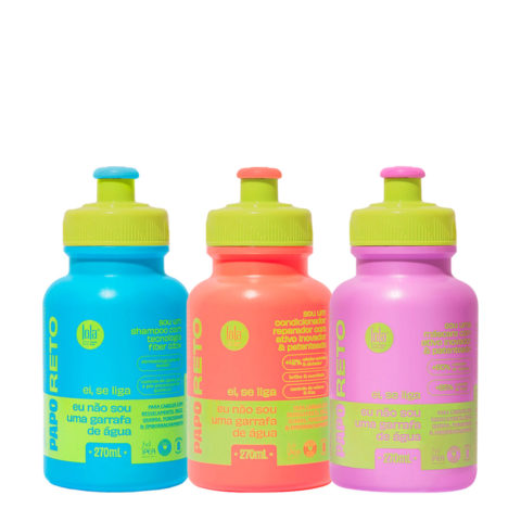 Papo Reto Shampoo 270ml Condicionador 270gr Mascara Fluida 270ml
