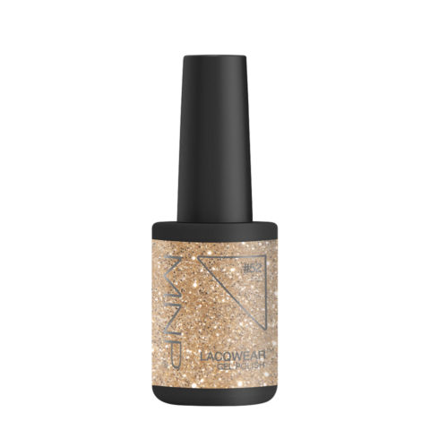 Mesauda Lacqwear Gel Polish 52 Glitter Gold 10ml  - esmalte de uñas semipermanente