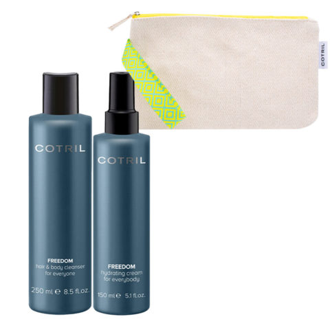 Freedom Shower Gel 250ml Hydrating Body Cream 150ml + Bolsita de REGALO